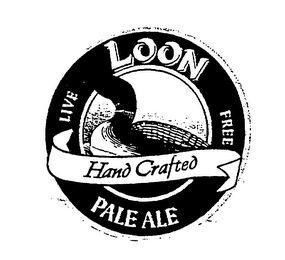 LOON HAND CRAFTED PALE ALE LIVE FREE logo
