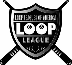 LOOP LEAGUES OF AMERICA LOOP LEAGUE 8 8 logo