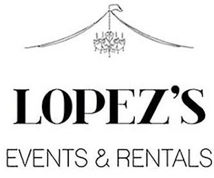 LOPEZ'S EVENTS & RENTALS logo