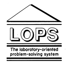 LOPS THE LABORATORY-ORIENTED PROBLEM-SOLVING SYSTEM logo