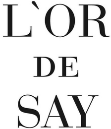 L'OR DE SAY logo