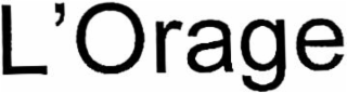 L'ORAGE logo
