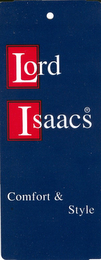 LORD ISAACS COMFORT & STYLE logo