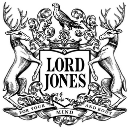 LORD JONES FOR YOUR MIND AND BODY logo