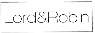 LORD & ROBIN logo