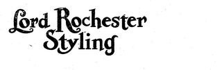 LORD ROCHESTER STYLING logo