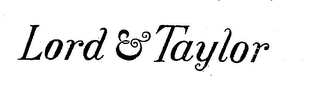 LORD & TAYLOR logo