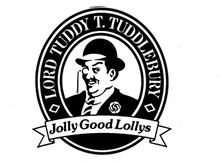 LORD TUDDY T. TUDDLEBURY JOLLY GOOD LOLLYS logo