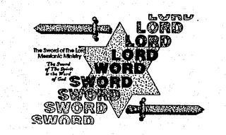 LORD WORD SWORD THE SWORD OF THE LORD MESSIANIC MINISTRY THE SWORD OF THE SPIRIT IS THE WORD OF GOD logo