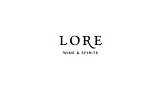 LORE WINE & SPIRITS logo