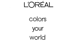 L'OREAL COLORS YOUR WORLD logo