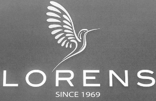 LORENS SINCE 1969 logo