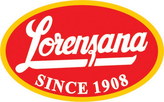 LORENZANA SINCE 1908 logo