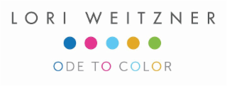 LORI WEITZNER ODE TO COLOR logo