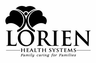 LORIEN HEALTH SYSTEMS FAMILY CARING FOR FAMILIES logo