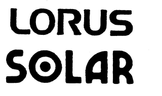 LORUS SOLAR logo