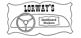 LORWAY'S DASHBOARD STICKERS logo