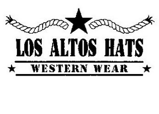 LOS ALTOS HATS WESTERN WEAR logo