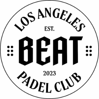 LOS ANGELES BEAT PADEL CLUB EST. 2023 logo