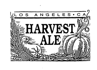 LOS ANGELES CA HARVEST ALE logo