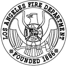 LOS ANGELES FIRE DEPARTMENT FOUNDED 1886 logo