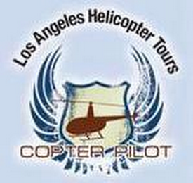 LOS ANGELES HELICOPTER TOURS COPTER PILOT logo