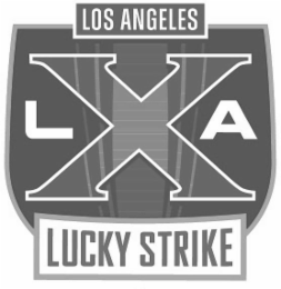 LOS ANGELES LA X LUCKY STRIKE logo