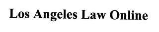 LOS ANGELES LAW ONLINE logo