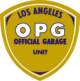 LOS ANGELES OPG OFFICIAL GARAGE UNIT logo