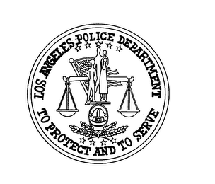 LOS ANGELES POLICE DEPARTMENT TO PROTECT AND TO SERVE logo