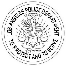 LOS ANGELES POLICE DEPARTMENT TO PROTECT AND TO SERVE logo