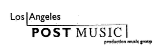LOS ANGELES POST MUSIC PRODUCTION MUSIC GROUP logo