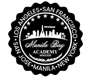 • LOS ANGELES • SAN FRANCISCO • SAN JOSE • MANILA • NEW YORK HOLLYWOOD MANILA BAY ACADEMY MMXXIII logo