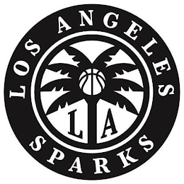 LOS ANGELES SPARKS LA logo