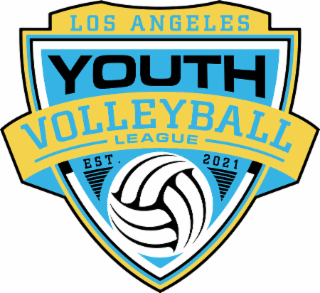 LOS ANGELES YOUTH VOLLEYBALL LEAGUE EST. 2021 logo
