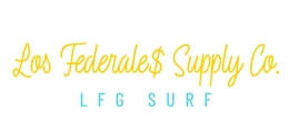 LOS FEDERALE$ SUPPLY CO. LFG SURF logo