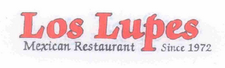 LOS LUPES MEXICAN RESTAURANT SINCE 1972 logo