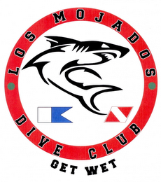 LOS MOJADOS DIVE CLUB GET WET logo