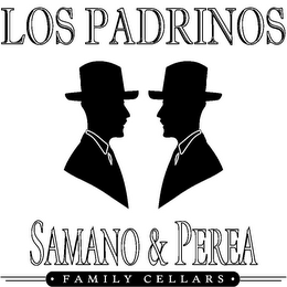 LOS PADRINOS SAMANO & PEREA · FAMILY CELLARS · logo