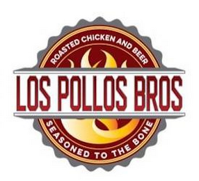 LOS POLLOS BROS ROASTED CHICKEN AND BEER SEASONED TO THE BONE logo