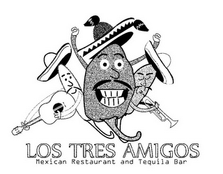 LOS TRES AMIGOS MEXICAN RESTAURANT AND TEQUILA BAR logo