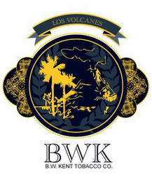 LOS VOLCANES BWK B.W. KENT TOBACCO CO. logo