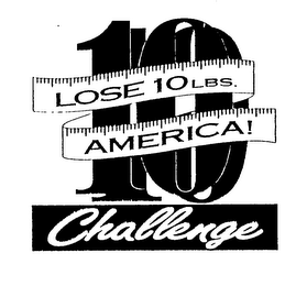 LOSE 10 LBS. AMERICA! 10 CHALLENGE logo