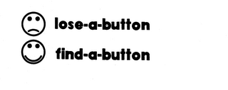 LOSE-A-BUTTON, FIND-A-BUTTON logo