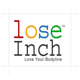 LOSE INCH LOVE YOUR BODYLINE logo