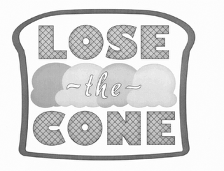 LOSE THE CONE logo
