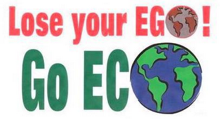 LOSE YOUR EGO GO ECO logo
