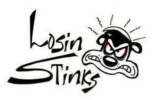 LOSIN STINKS logo