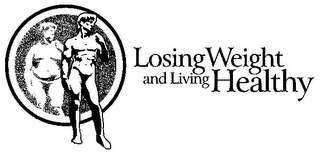 LOSING WEIGHT AND LIVING HEALTHY logo