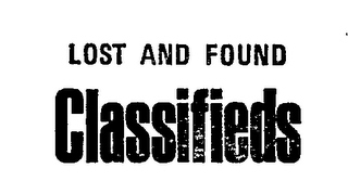 LOST AND FOUND CLASSIFIEDS logo